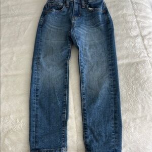 Old Navy Blue Straight Leg Jeans with Contrast Stitching